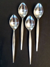 Ekco Eterna Prince Teaspoon LOT of 4 Satin Pointed Handle Utensil Flatwa... - $14.80