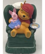 Hallmark Disney Winnie the pooh piglet Christmas Chair Milk Cookies Orna... - $19.99
