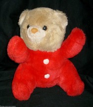 Vintage 1987 Presents Hamilton Red Baby Tan Teddy Bear Stuffed Animal Plush Toy - £26.09 GBP