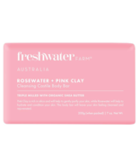 Freshwater Farm Australia Rosewater + Pink Clay Cleansing Bar 200g - $1,301.23 MXN