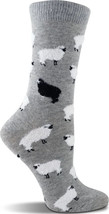 Assorted Fuzzy Sheep Farm Animal Women&#39;s Novelty Socks - $13.99+