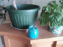 Scented candle - $7.00