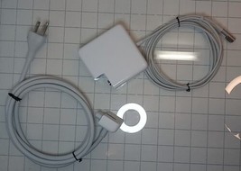 GENUINE Apple MagSafe 85W Power Adapter A1343 & Extension Power Cord (2.5A 125v) - $29.99