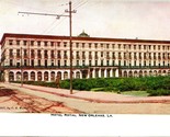 Vtg Cartolina 1907 Orleans, Louisiana Hotel Reale Street Vista Non Usato... - £4.79 GBP