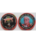 The Seniors Berry Johnston @ Palace Station Las Vegas $5 Commemorative Chip - €8,48 EUR