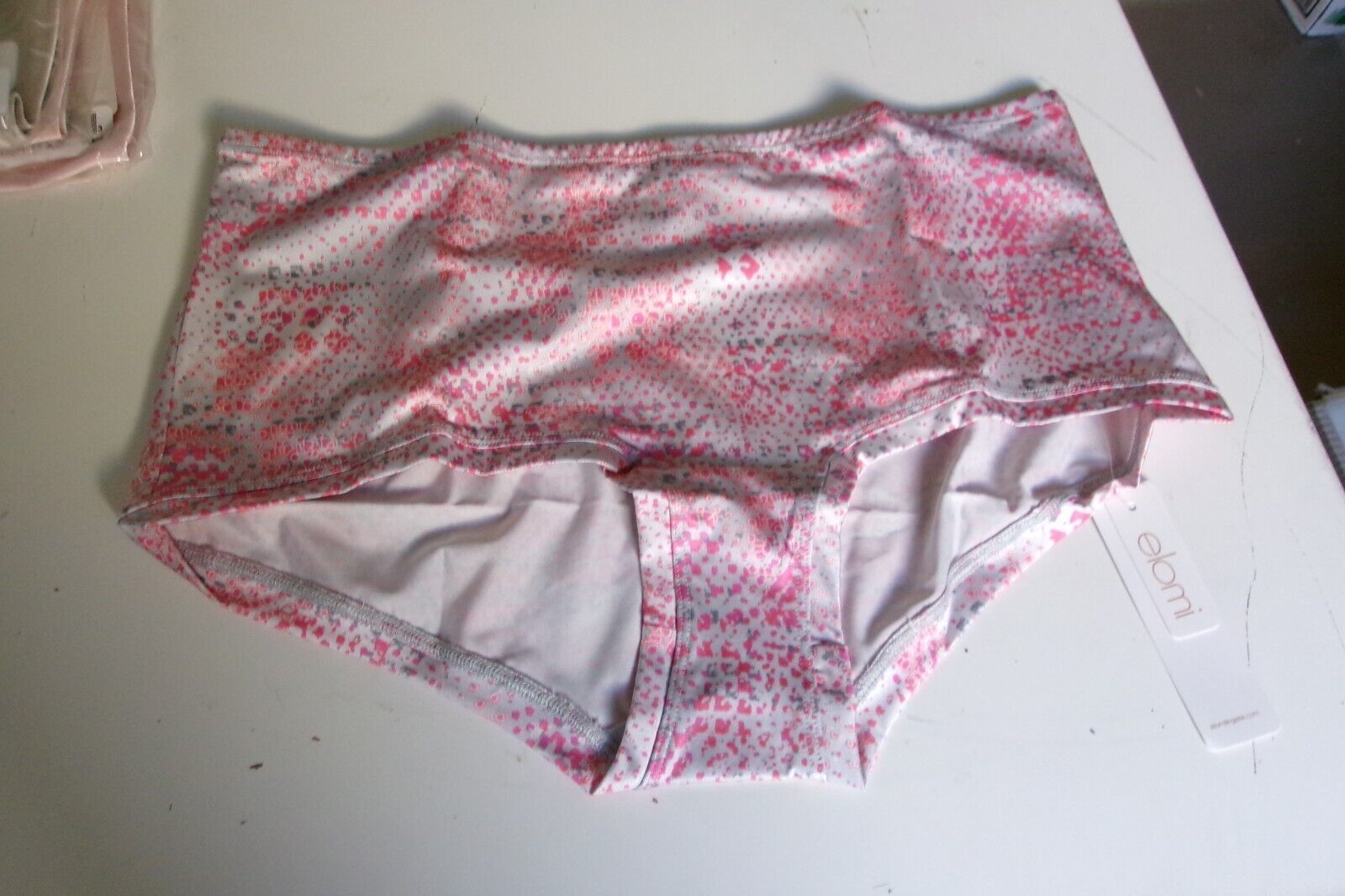 Elomi Cass Boyshort Panty Style EL8716 Pink dots (HZE) - $11.95