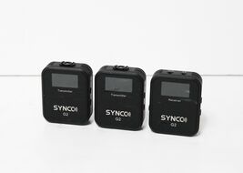 SYNCO SYNCOG2A2-US Lavalier Microphone 2.4G Dual Transmitter image 2
