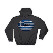 Lips Greek Flag : Gift Hoodie Greece Expat Country For Her Woman Feminine Women  - £28.30 GBP