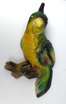 Vintage Chalkware/Plaster Parrot - Approx. 10 in./ weighs 1.7 lb. - Bossons Type - £12.70 GBP