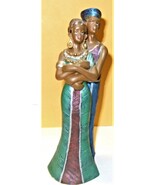 African Prince &amp; Princess Ceramic Ebony Figurine by: Shiah Yih  - $4.90