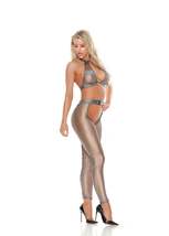 Two Piece Monster Mesh Halter &amp; Chaps Set. - £57.19 GBP