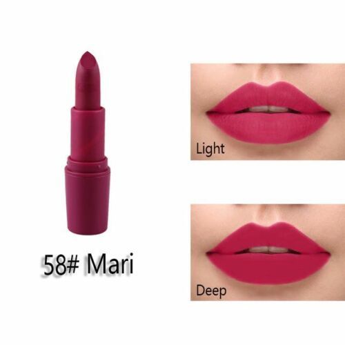 Miss Rose Matte Lipstick - Waterproof Long Lasting Formula - Pink Red - *MARI* - $3.00