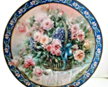 LENA LIU &quot;Roses&quot; Collector Plate BASKET BOUQUET #5862C Limited Edition 1992 - £15.91 GBP