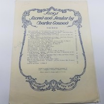Ave Maria Songs Sacred and Secular by Charles Gounod Sheet Music High F - £3.93 GBP