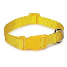 Dog Collar Bulk Packs 25 Yellow Nylon Shelter Rescue Vet 4 Adjustable Sizes (6-1 - £63.44 GBP+