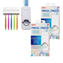 Press 2 Paste Hands-Free Toothpaste Dispenser - $17.81