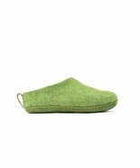 Woolly&#39;s Indoor Open Heel Slippers With Leather Sole (Green) - 37 | Prem... - $95.73 CAD