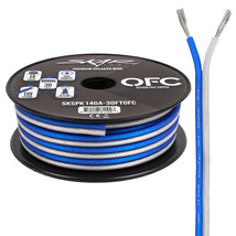 Skar Audio Elite 14 Gauge Oxygen-Free Copper Speaker Wire - 30 Feet (Blu... - £25.75 GBP