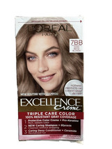 L&#39;Oreal Paris Excellence Creme #7BB Dark Beige Blonde Permanent Hair Color Dye - £13.88 GBP