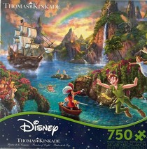 Jigsaw Puzzle, Thomas Kinkade, Disney, Peter Pan Theme, 750 Pieces, Orig... - $14.77