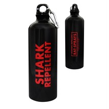 Bat-Shark Repellent 26oz Aluminum Sport Bottle Black - £17.22 GBP