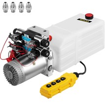 Happybuy Hydraulic Pump 12V DC Hydraulic Power Unit Double Acting Double - £375.68 GBP