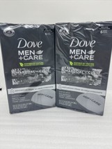 Set Of 2 - 6 Packs Dove Men+Care Exfoliating 3 In 1 Bar Soap, Charcoal Clay - $26.29