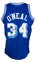 Shaquille O&#39;Neal Signed Lakers Blue 96-97 Mitchell &amp; Ness Basketball Jersey BAS - £279.07 GBP