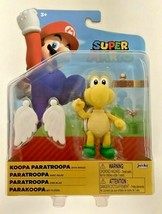 New Jakks 40731 World Of Nintendo Mario 4&quot; Koopa Paratroopa W/WINGS Mini-Figure - £16.60 GBP