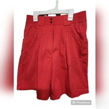 Lindsey Blake Size 10 Red Shorts Vintage - £10.28 GBP