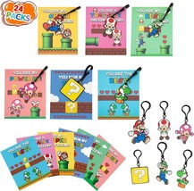 Valentines Day Gifts for Kids Valentines Cards for Kids Classroom 24 Pack Keycha - £36.90 GBP