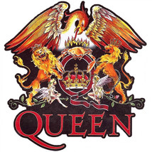 Queen Crest Logo 4.5&quot;x5&quot; Sticker Multi-Color - £7.45 GBP