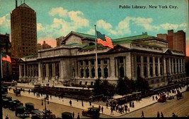 New York City Ny,, Public Library, Antique Divided Back Postcard BK63 - £4.67 GBP