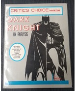 Critics Choice Magazine: Frank Miller&#39;s Dark Knight an Analysis (1987)  ... - $45.25 CAD