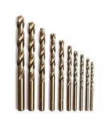 Cobalt Drill Bit Set 10PCS M35 Jobber Length Twist with Storage Case,1/1... - $13.50