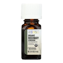 Aura Cacia 100% Pure Verbenone Rosemary Essential Oil | Certified Organic, GC/MS - £22.92 GBP