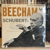[Classical]~Exc Lp~Schubert~Sir Thomas Beecham~Symphony No. 1 In D Major, 2 In B - £6.96 GBP