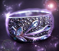 Haunted Ring The Teal Star Cl EAN Sing Growth Progress Magick Secret Ooak Magick - £6,769.13 GBP