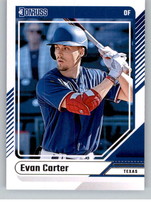 2024 Donruss #74 Evan Carter NM-MT Rangers ID:74367 - £1.56 GBP