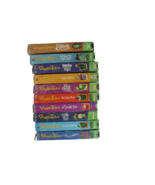 VeggieTales VHS Lot of 10 Cartoon Adventures Kids Christian volcanick - £26.28 GBP