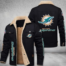 youth Fashion Cotton Jacket Mens Arctic Camo Dolphins  Salute Service Miami - $88.00