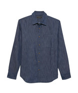 Banana Republic Mens Chambray Blue Soft Cotton Tencel Shirt Sz XXL 2XL 3... - £39.10 GBP