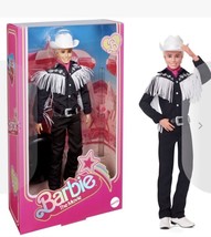 Barbie The Movie - Ken Doll in Black and White Western Outfit - $88.82