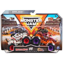 Monster Jam, Official Dalmatian Vs. Calavera Die-Cast Monster Trucks, 1:64 Scale - £14.85 GBP