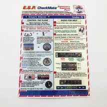 E.S. P.  CheckMate Emergency Substitute Pilot Laminated 7.5 x10.25 inches - $14.84