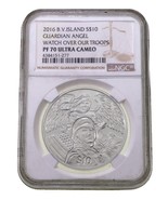 2017 British Virgin Islands S$10 Guardian Angel NGC PF70 Ultra Cameo Wat... - $1,469.12 MXN