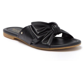 Kate Spade  Marcella Slide Chunky Knot Black Leather Sandal size 9 NEW - £39.65 GBP