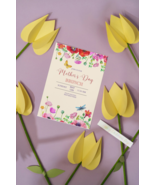 Mothers Day Invites | floral and butterflies | pretty in purple | Mother... - £3.96 GBP