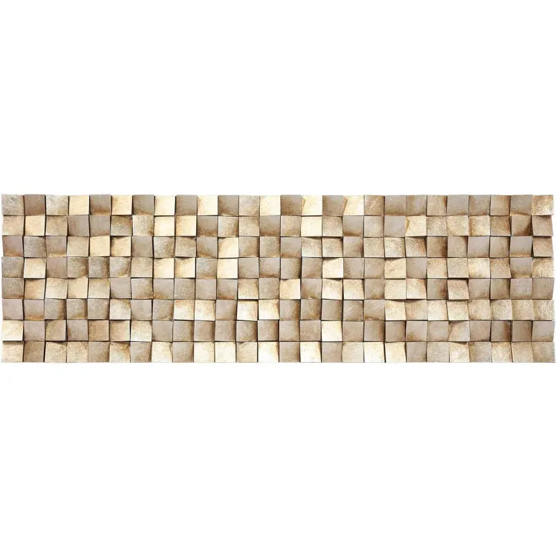 QWArt Direct Rugged Blocks with Gold Leaf 3D Wood Wall Art Ready to Hang... - $1,361.62 CAD