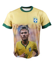  Neymar Fans Brazil  T-shirt  Football Soccer Sports Top Gift New Fashion - £25.57 GBP